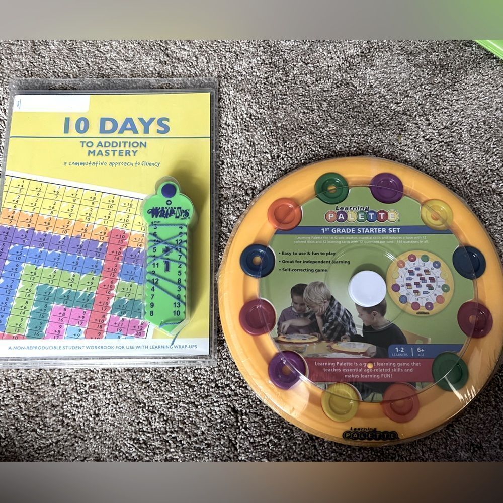 Learning Palette Base Wrap Ups Grade 1 & 10 Days to Addition Mastery book - new